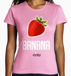 t-shirts magliette orginali donna banana